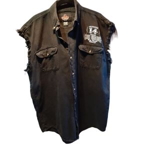 Bikers Club men's sleeveless biker shirt Street Vibrations 2009 Reno Nevada 2XL